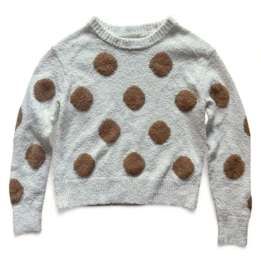 Crewcuts Polka Dot Sweater Size Small 6-7